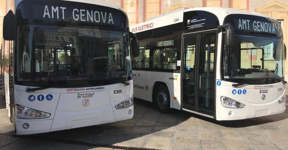 I nuovi mezzi e-bus Irizar da 10,8 metri di Amt